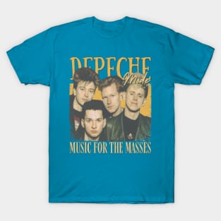 Depeche Mode Vintage 1980 // Music for the Masses Original Fan Design Artwork T-Shirt